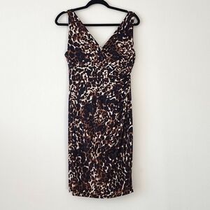 Lauren Ralph Lauren faux wrap dress Mob Wife